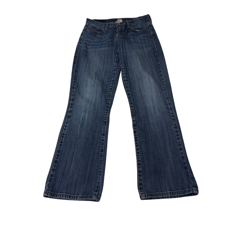 Lucky Brand Easy Rider Jeans Womens 4/27 Medium Wash Blue Denim Flare W29xL29
